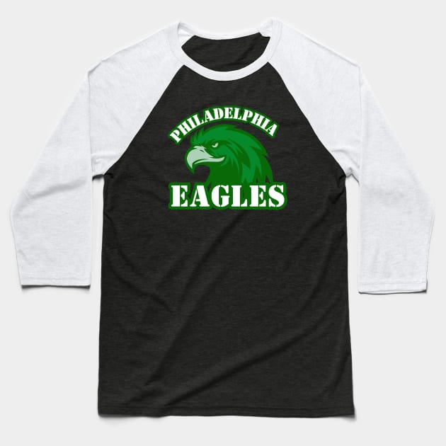 Philadelphia Eagles Baseball T-Shirt by Whisky1111